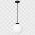 Lampa wisząca LIMA 1xE27 czarny