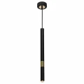 Lampa wisząca MONZA 1xG9 8W czarno/złoty