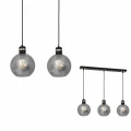 Lampa wisząca OMEGA 3xE27 czarno/złoty