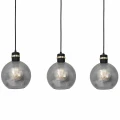 Lampa wisząca OMEGA 3xE27 czarno/złoty