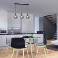 Lampa wisząca OMEGA 3xE27 czarno/złoty