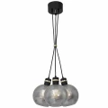 Lampa wisząca OMEGA 3xE27 czarno/złoty