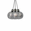 Lampa wisząca OMEGA 3xE27 czarno/złoty