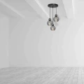 Lampa wisząca OMEGA 3xE27 czarno/złoty
