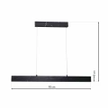 Lampa wisząca PIERCE 18W LED czarny