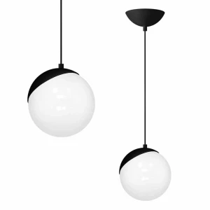 Lampa wisząca SFERA 1xE14 60W czarny