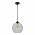 Lampa wisząca SOFIA CLEAR 1xE27 czarny