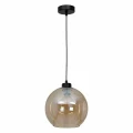 Lampa wisząca SOFIA AMBER 1xE27 czarny