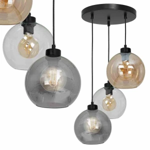 Lampa wisząca SOFIA MIX 3xE27 czarny