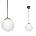Lampa wisząca SPARTA 1xE27 czarno/złoty