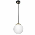 Lampa wisząca SPARTA 1xE27 czarno/złoty