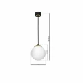 Lampa wisząca SPARTA 1xE27 czarno/złoty