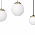 Lampa wisząca SPARTA 3xE14 czarno/złoty