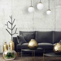 Lampa wisząca SPARTA 3xE14 czarno/złoty