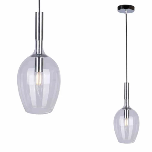 Lampa wisząca TANGO CLEAR 1xE14 chrom