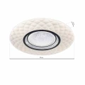 Plafon TOKYO pilot biały 48W LED szer.50cm