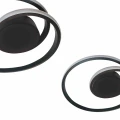 Plafon FANTASY czarny 30W LED szer.40cm