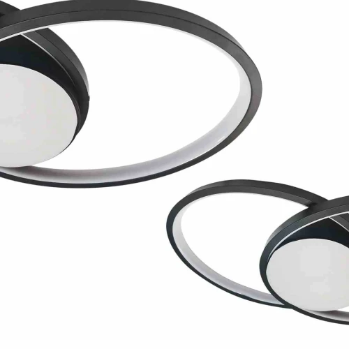 Plafon FOCUS czarny 40W LED szer.50cm