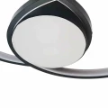 Plafon FOCUS czarny 40W LED szer.50cm