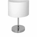 Lampa stołowa CASINO 1xE27 biały/chrom