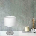 Lampa stołowa CASINO 1xE27 biały/chrom