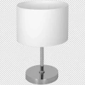 Lampa stołowa CASINO 1xE27 biały/chrom