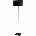 Lampa podłogowa NAPOLI 1xE27 czarno/złoty