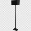Lampa podłogowa NAPOLI 1xE27 czarno/złoty