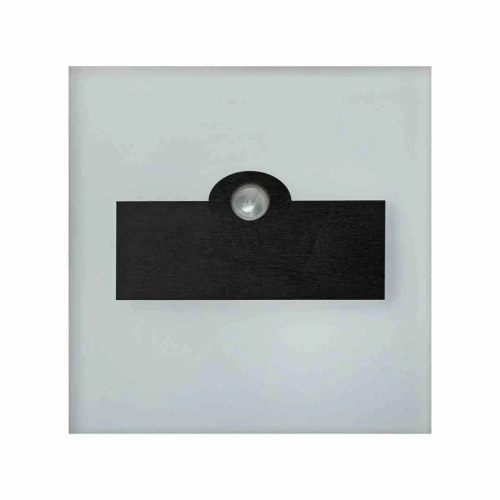 Oprawa schodowa LUMI 3000K 12V z czujnikiem ruchu biały/czarny 0.6W